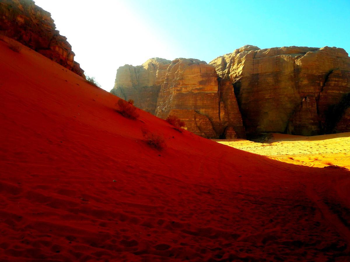 7 Pillars Camp & Jeep Tour In Wadi Rum Desert מראה חיצוני תמונה