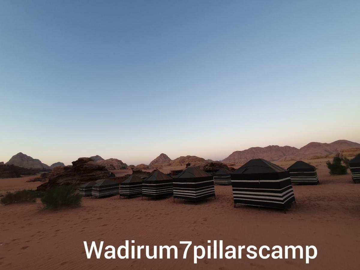 7 Pillars Camp & Jeep Tour In Wadi Rum Desert מראה חיצוני תמונה