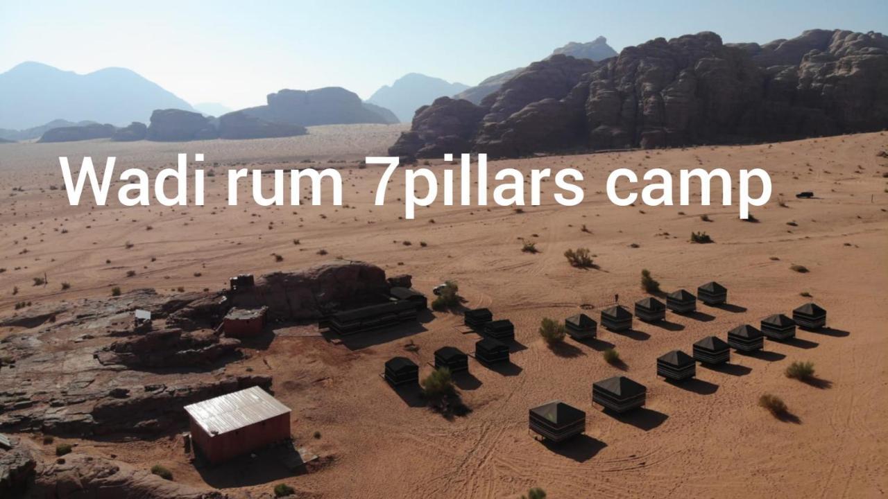 7 Pillars Camp & Jeep Tour In Wadi Rum Desert מראה חיצוני תמונה