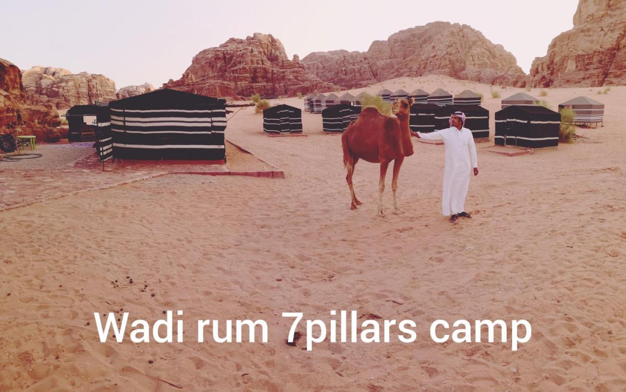 7 Pillars Camp & Jeep Tour In Wadi Rum Desert מראה חיצוני תמונה